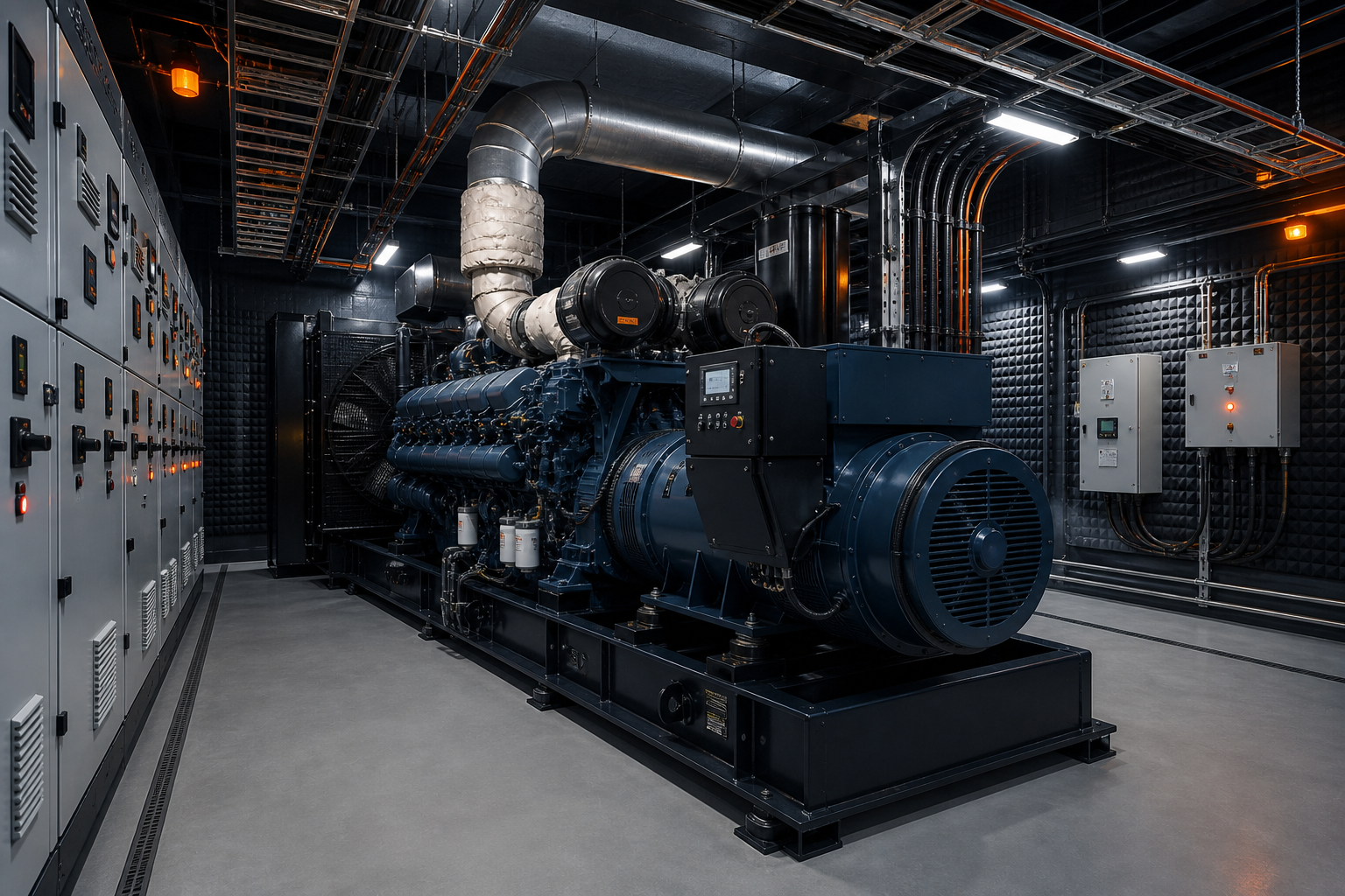 Generator und Maschinenräume